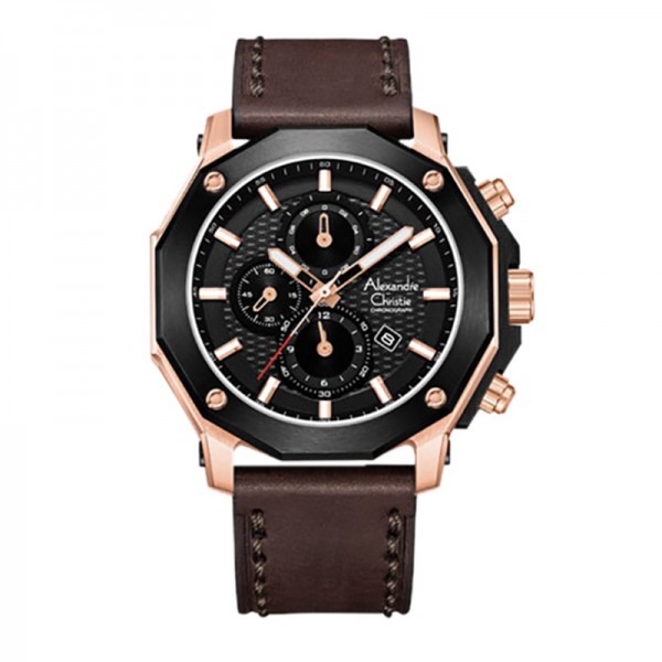 Alexandre Christie AC 6586 Rosegold Brown MCLBRBA